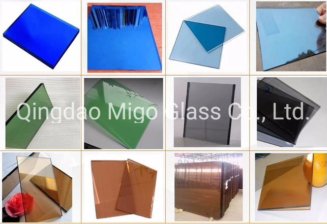 tinted reflective glass