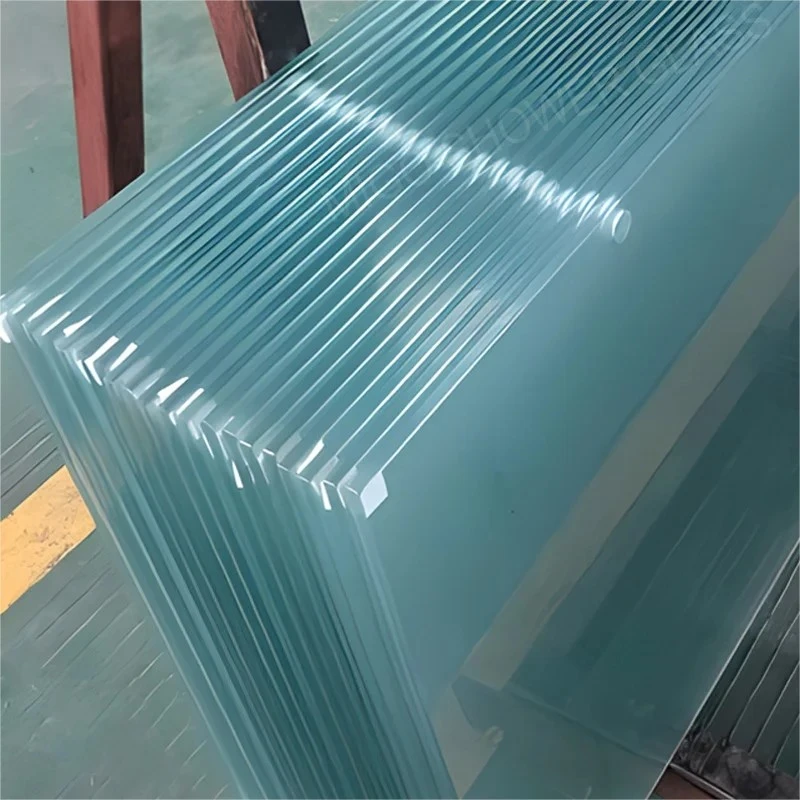 acid etched shower glass