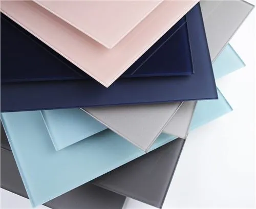 Backsplash Gwydr wedi'i Baentio yn Ôl